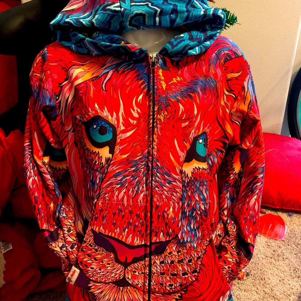 Ravenectar Hoodie lion flower of life rare